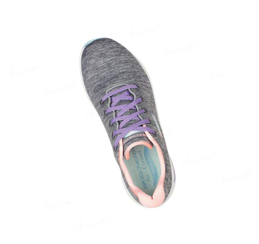 Zapatillas Para Caminar Skechers Arch Fit - Pillow Walker Mujer Gris Multicolor | A5T3D_AR