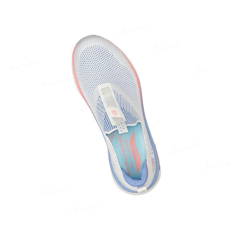 Zapatillas Para Caminar Skechers Arch Fit Glide-Step Mujer Blancas Multicolor | A898S_AR