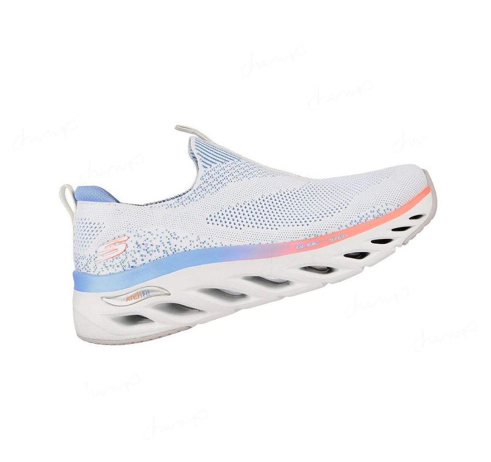 Zapatillas Para Caminar Skechers Arch Fit Glide-Step Mujer Blancas Multicolor | A898S_AR