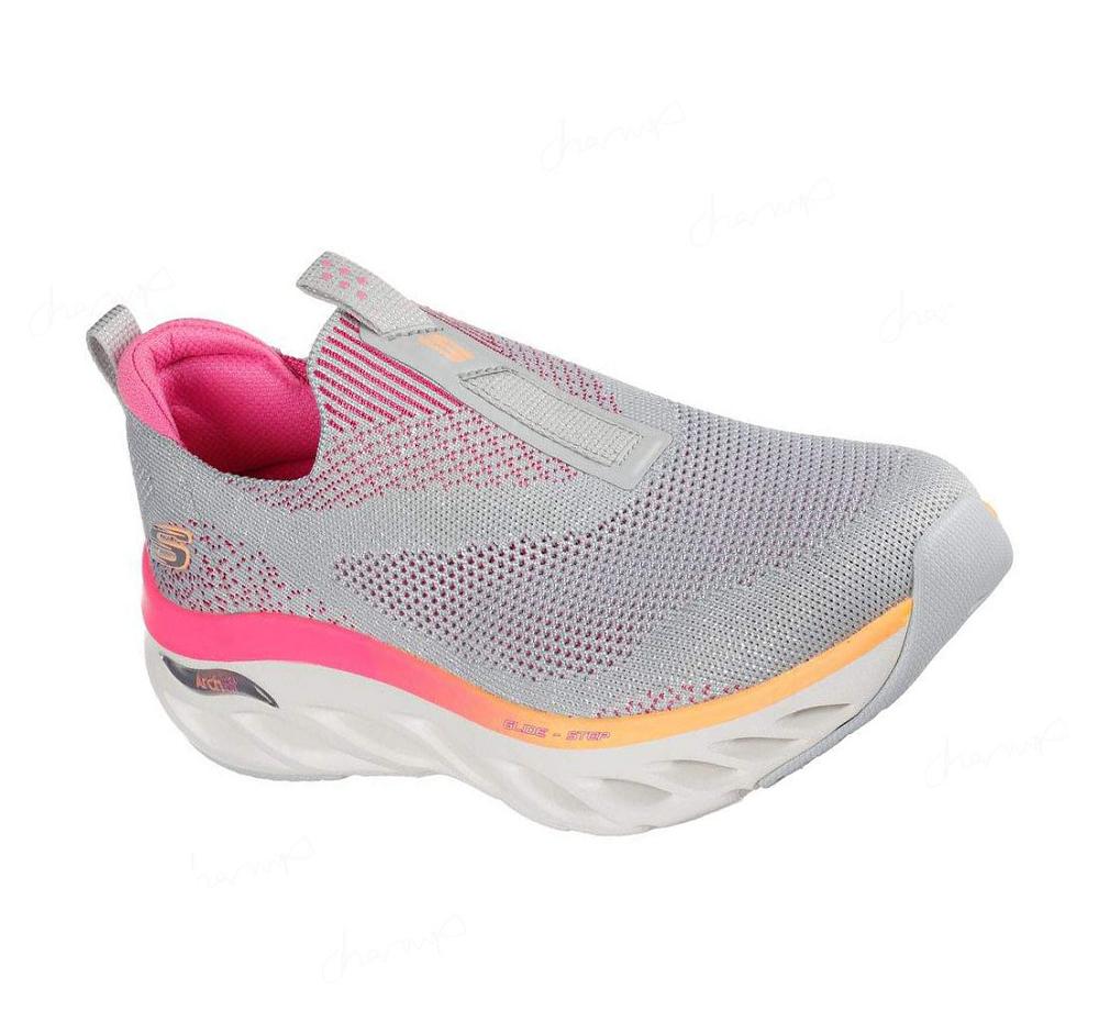 Zapatillas Para Caminar Skechers Arch Fit Glide-Step Mujer Gris Multicolor | A8A80_AR