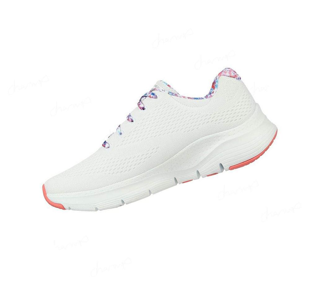 Zapatillas Para Caminar Skechers Arch Fit - Magic Oasis Mujer Blancas Multicolor | AAT30_AR