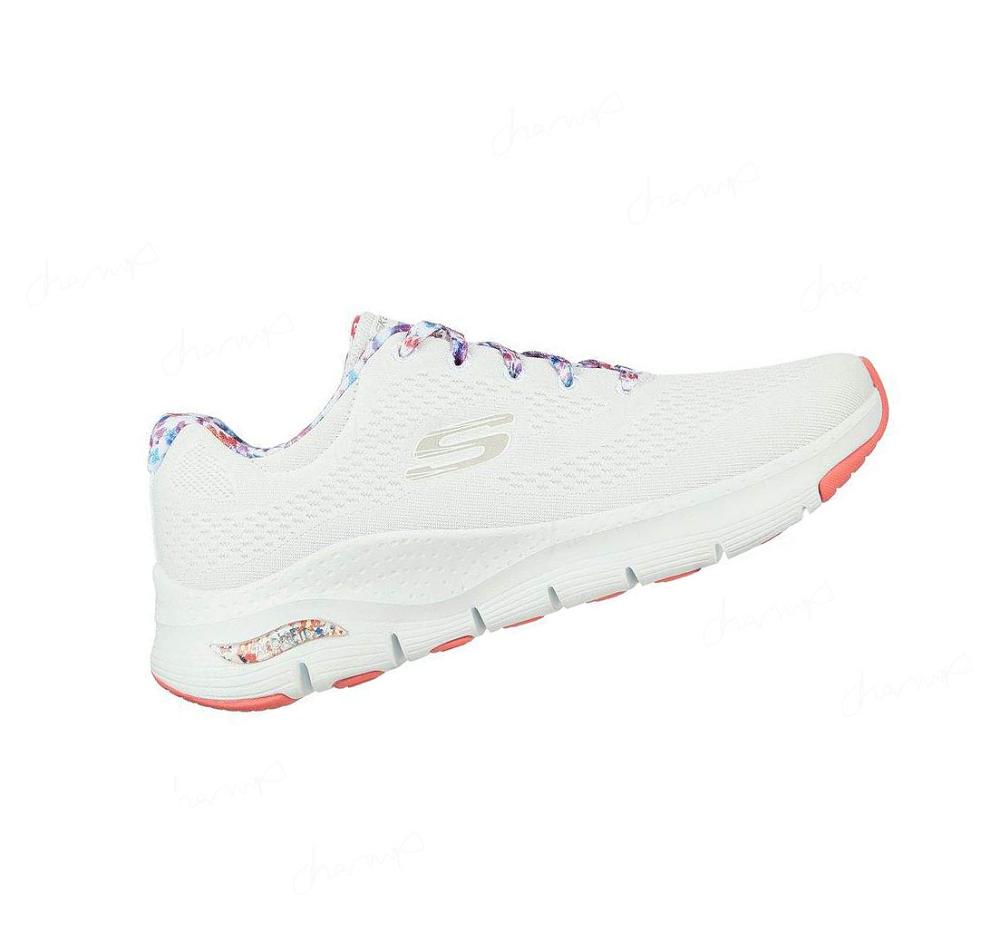 Zapatillas Para Caminar Skechers Arch Fit - Magic Oasis Mujer Blancas Multicolor | AAT30_AR