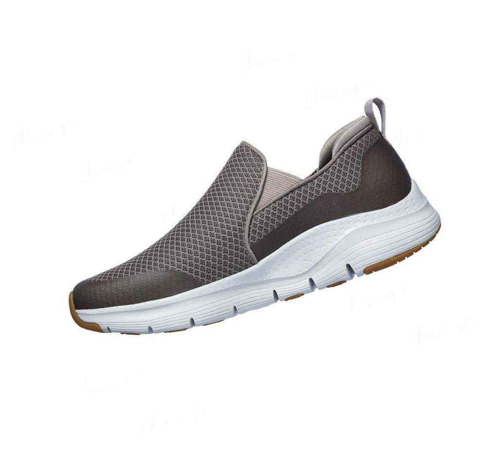 Zapatillas Para Caminar Skechers Arch Fit - Banlin Hombre Marrones | I0325_AR