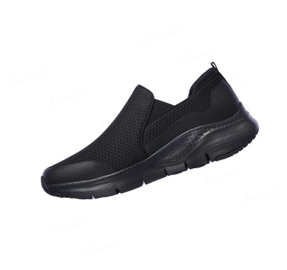 Zapatillas Para Caminar Skechers Arch Fit - Banlin Hombre Negras | I082C_AR