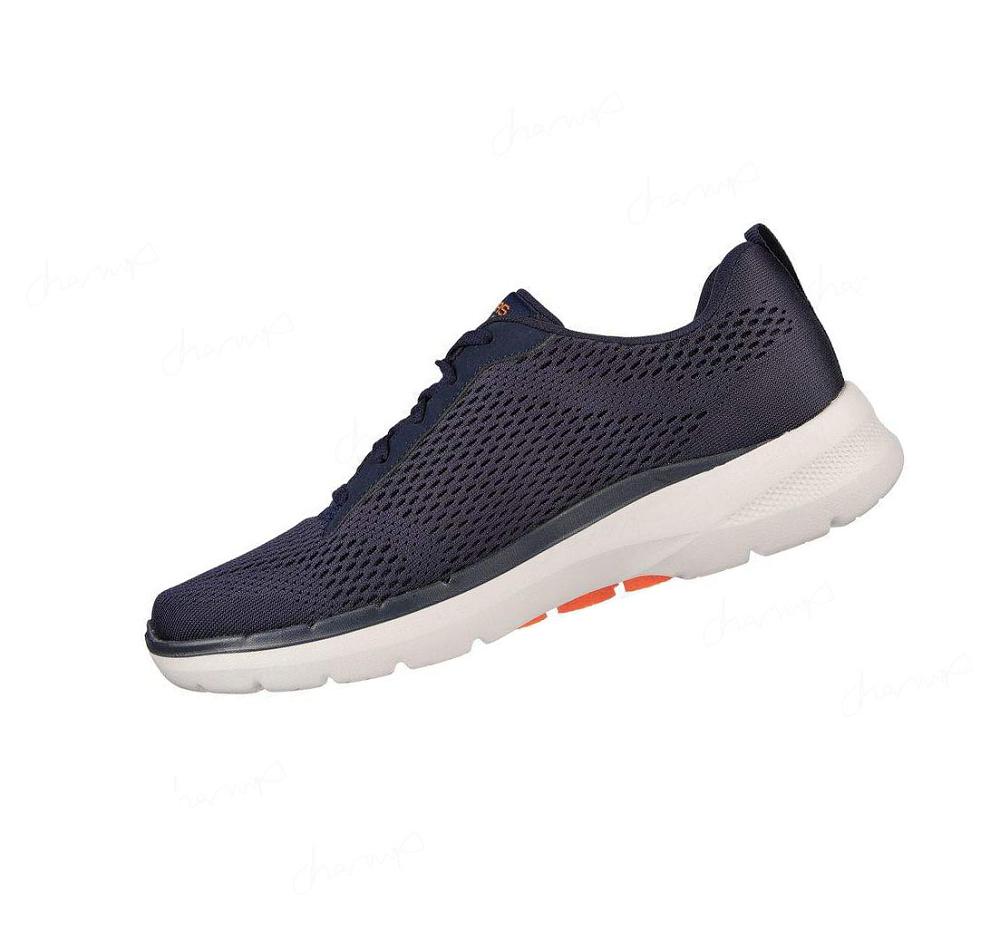 Zapatillas Para Caminar Skechers GO WALK 6 - Avalo Hombre Azul Marino | 5050L_AR