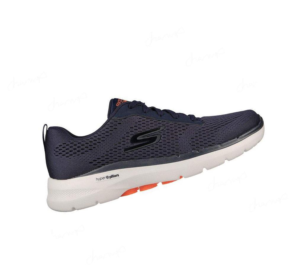 Zapatillas Para Caminar Skechers GO WALK 6 - Avalo Hombre Azul Marino | 5050L_AR