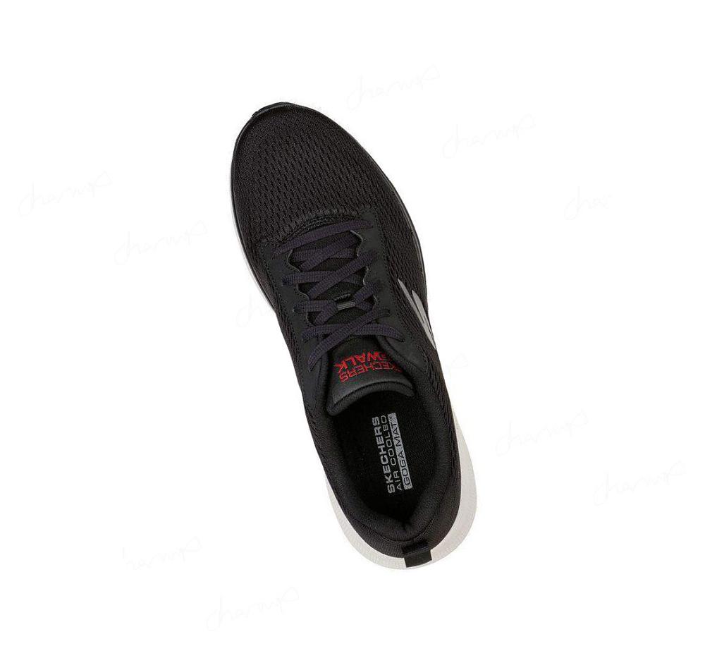 Zapatillas Para Caminar Skechers GO WALK 6 - Avalo Hombre Negras | 50625_AR