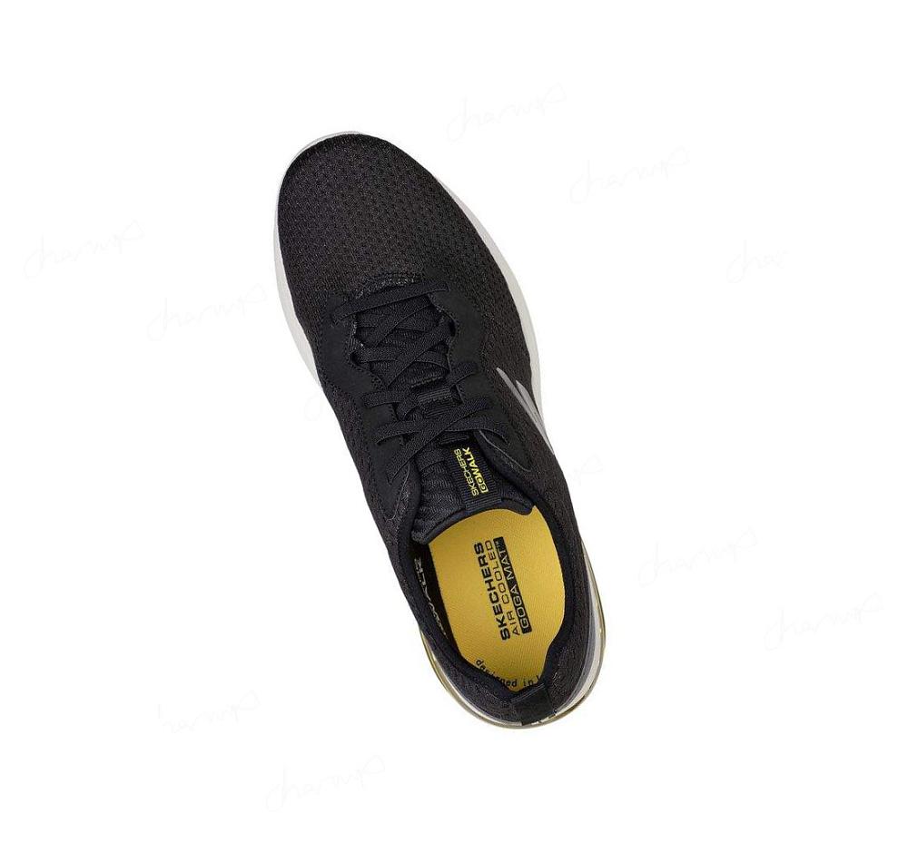 Zapatillas Para Caminar Skechers GO WALK Air 2.0 - Crosser Hombre Negras Amarillo | 5139D_AR