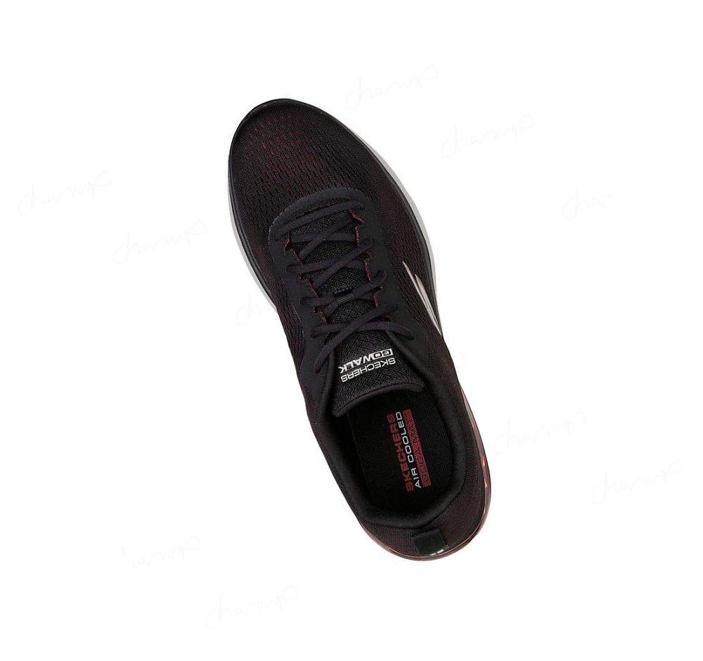 Zapatillas Para Caminar Skechers GO WALK Air 2.0 - Enterprise Hombre Negras Rojas | 51T50_AR