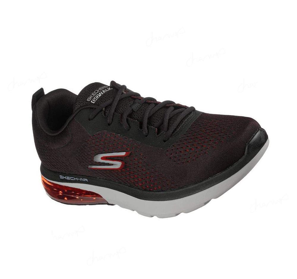 Zapatillas Para Caminar Skechers GO WALK Air 2.0 - Enterprise Hombre Negras Rojas | 51T50_AR