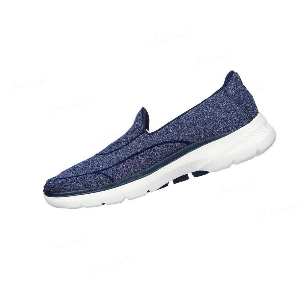 Zapatillas Para Caminar Skechers GO WALK 6 - Carice Mujer Azul Marino | 55A8S_AR