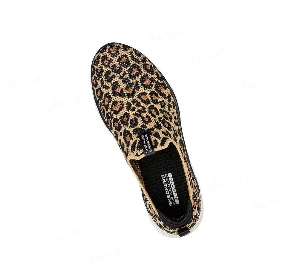 Zapatillas Para Caminar Skechers GO WALK 6 - Lynx Mujer Leopardo | 56T30_AR