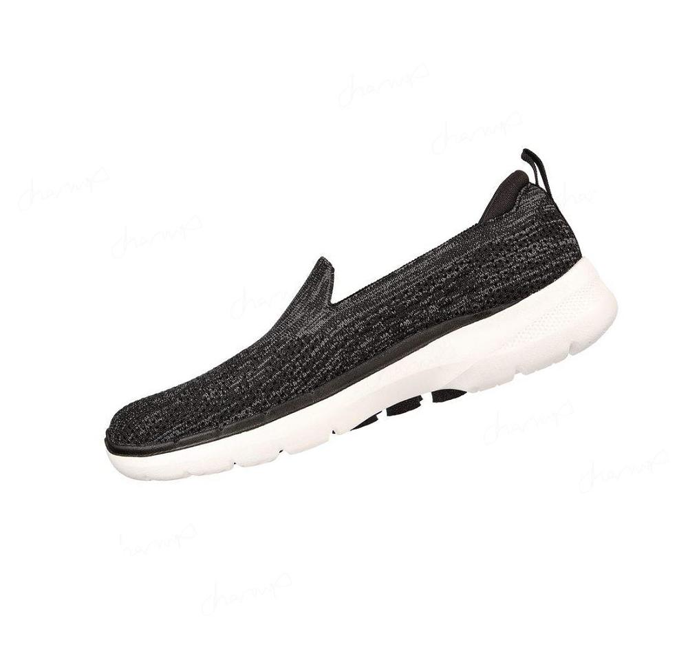 Zapatillas Para Caminar Skechers GO WALK 6 - Valerie Mujer Negras Gris | 5823Q_AR