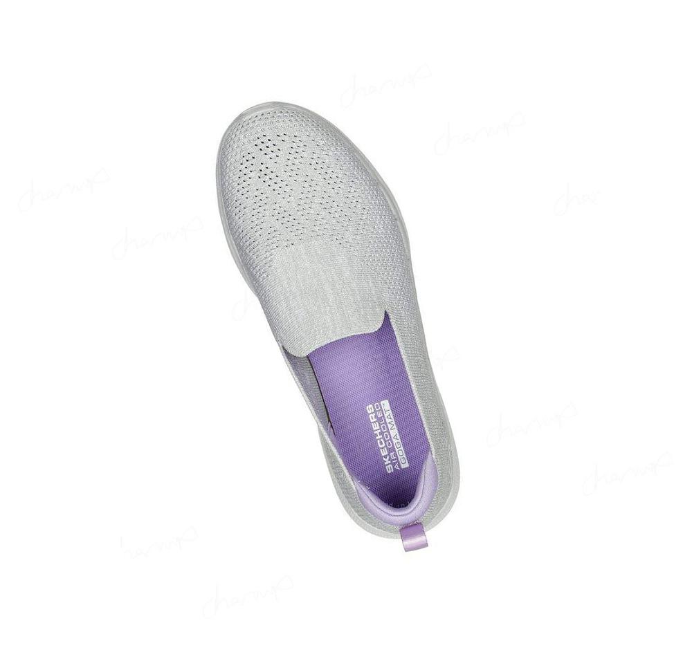 Zapatillas Para Caminar Skechers GO WALK 6 - Valerie Mujer Gris Lavanda | 58A8A_AR