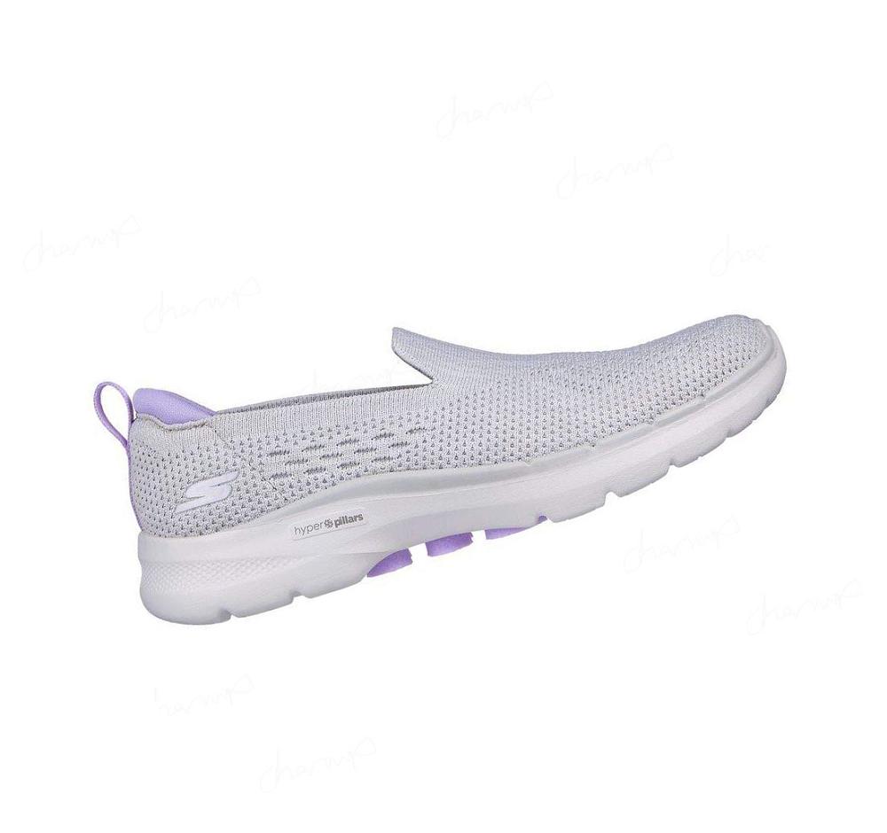 Zapatillas Para Caminar Skechers GO WALK 6 - Valerie Mujer Gris Lavanda | 58A8A_AR