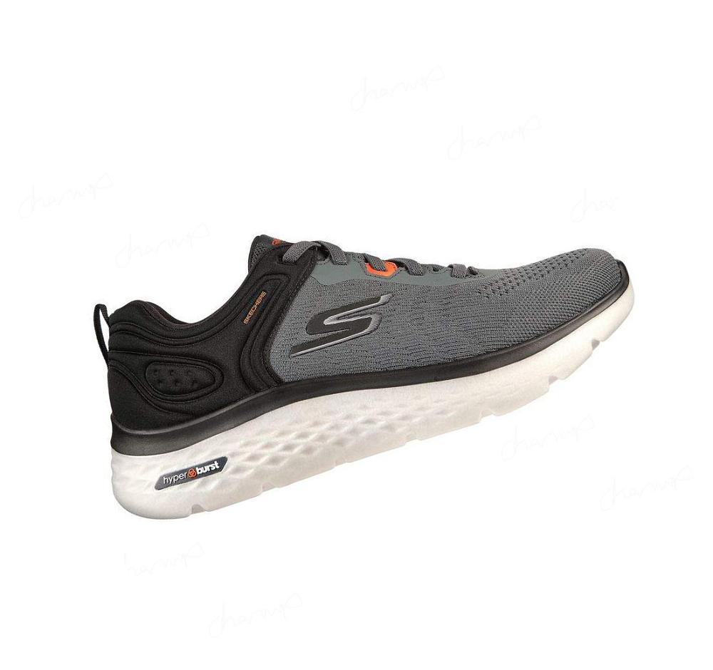 Zapatillas Para Caminar Skechers GO WALK Hyper Burst Hombre Gris Negras | 591A0_AR