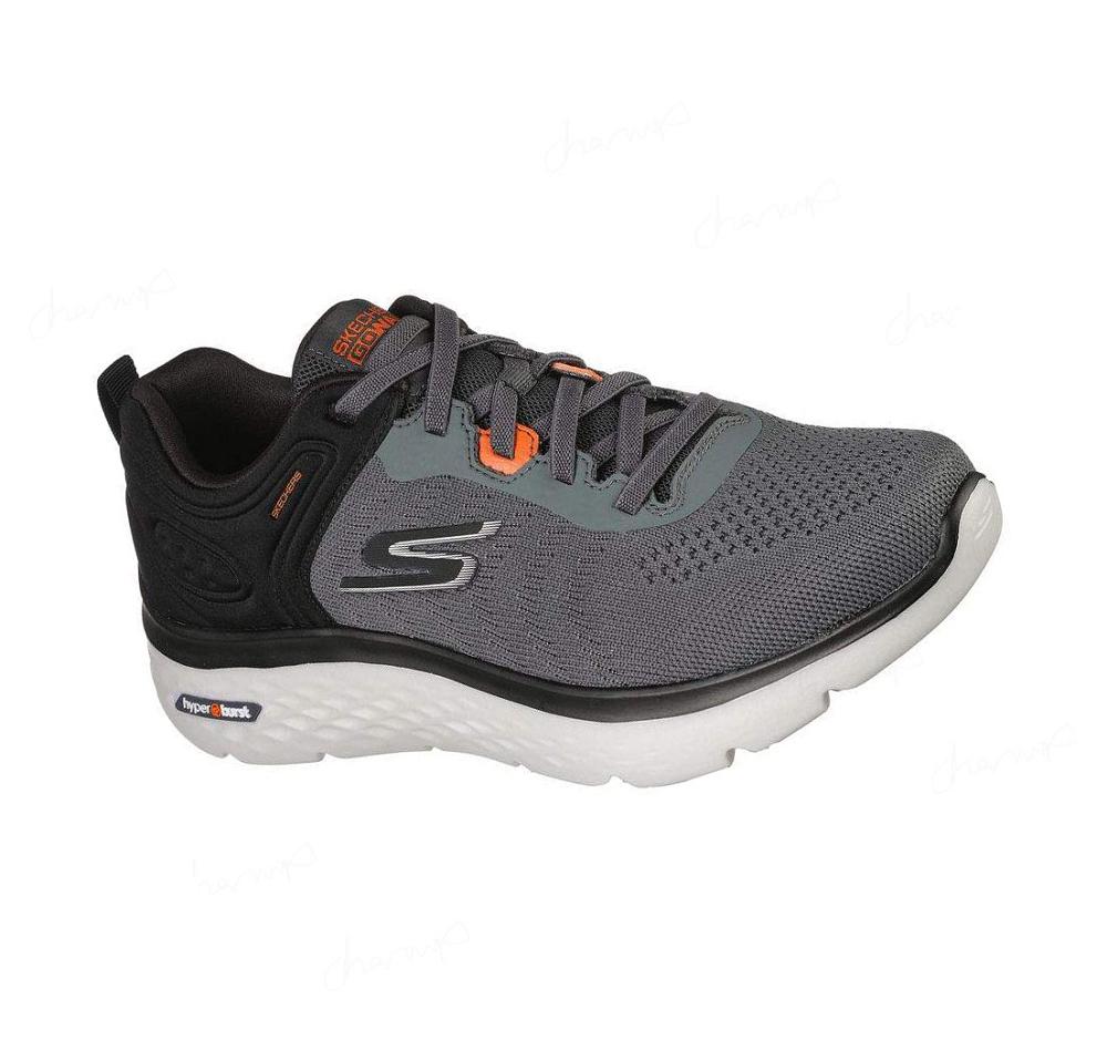 Zapatillas Para Caminar Skechers GO WALK Hyper Burst Hombre Gris Negras | 591A0_AR