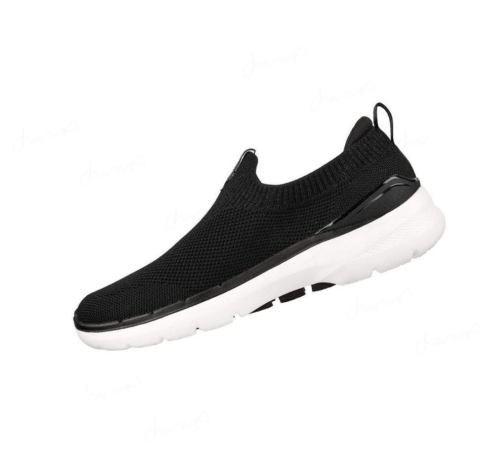 Zapatillas Para Caminar Skechers GO WALK 6 - Vibrant Smile Mujer Negras Blancas | 5923G_AR