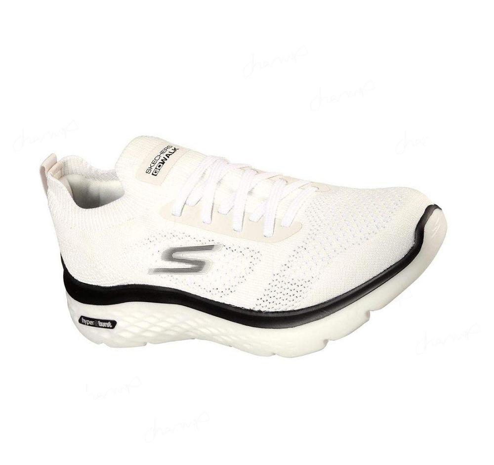 Zapatillas Para Caminar Skechers GO WALK Hyper Burst Hombre Blancas Negras | 5925D_AR