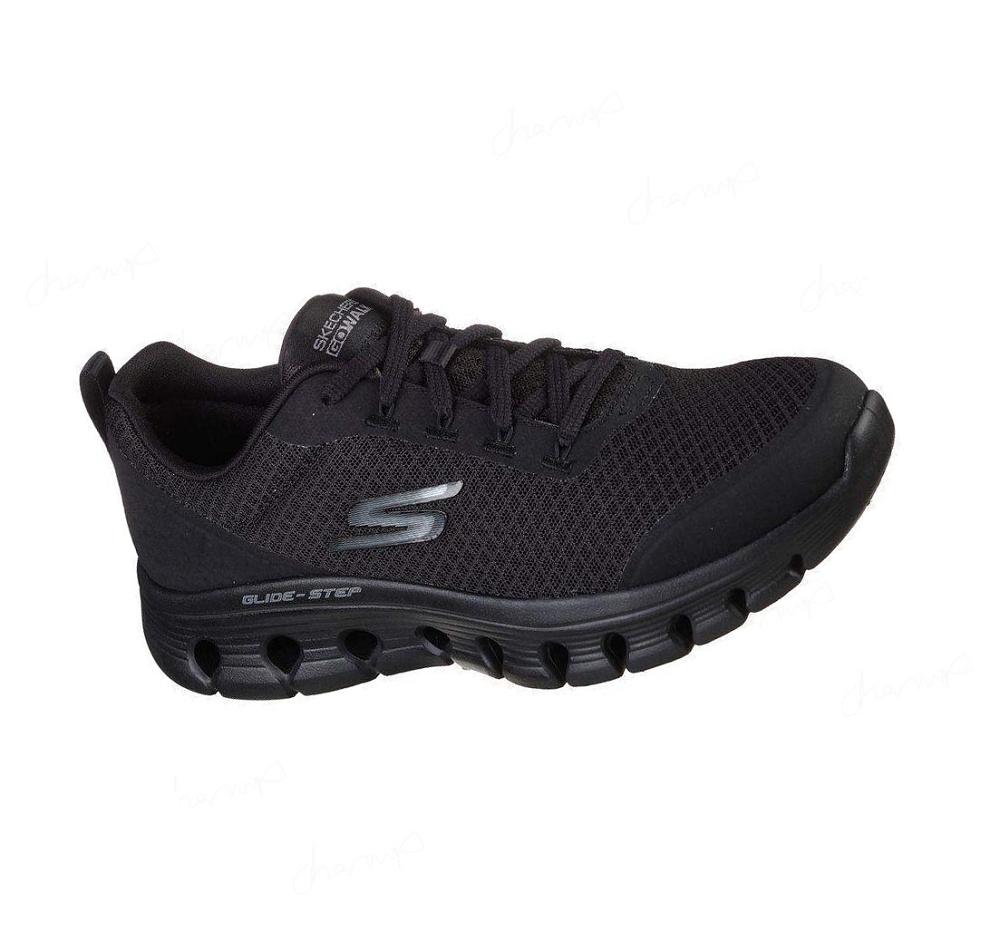 Zapatillas Para Caminar Skechers GO WALK Glide-Step Flex - Summer Charm Mujer Negras | 60A8C_AR