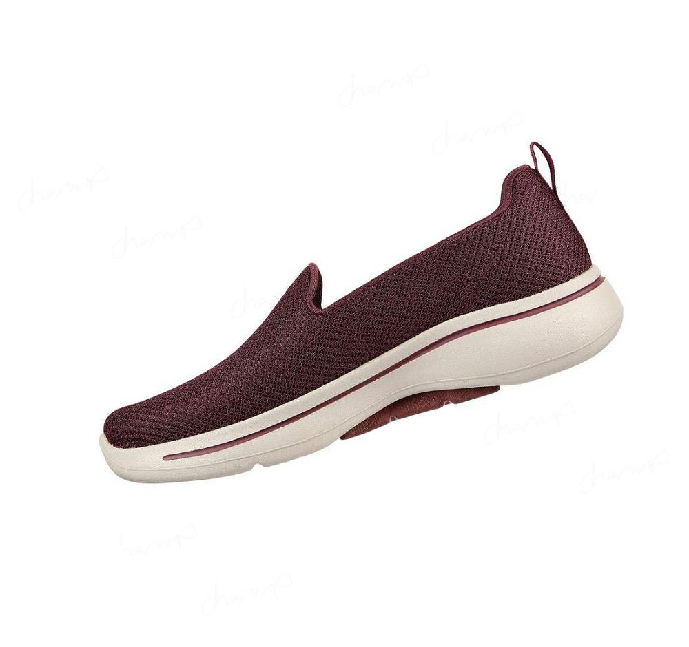 Zapatillas Para Caminar Skechers GO WALK Arch Fit - Grateful Mujer Burdeos | 62TAL_AR