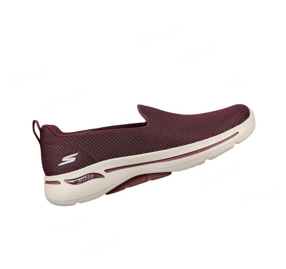 Zapatillas Para Caminar Skechers GO WALK Arch Fit - Grateful Mujer Burdeos | 62TAL_AR