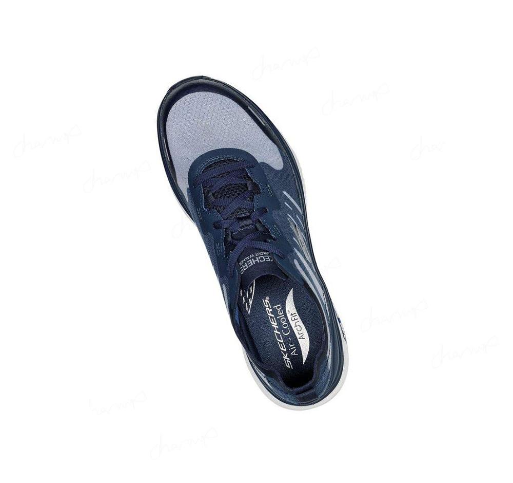 Zapatillas Para Caminar Skechers GO WALK Workout Walker - Ultra Motion Hombre Azul Marino | 6689A_AR