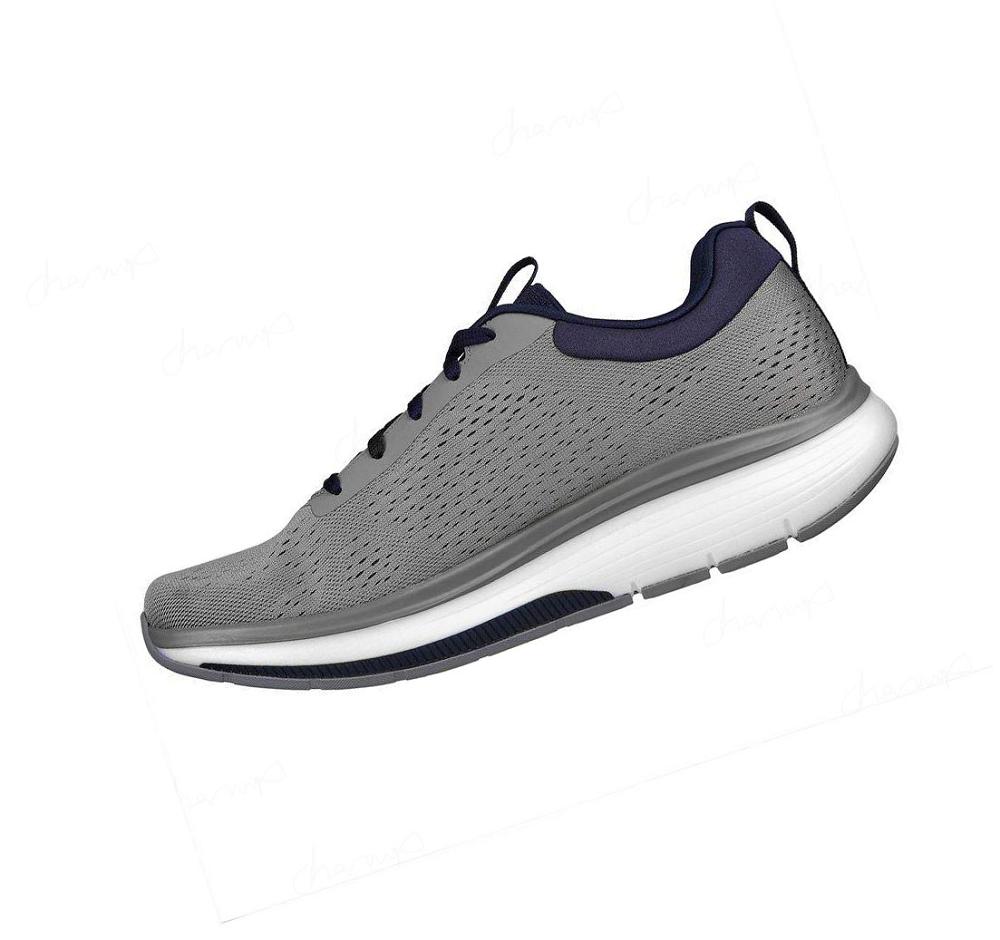 Zapatillas Para Caminar Skechers GO WALK Workout Walker - Outpace Hombre Gris Azul Marino | 6T12W_AR