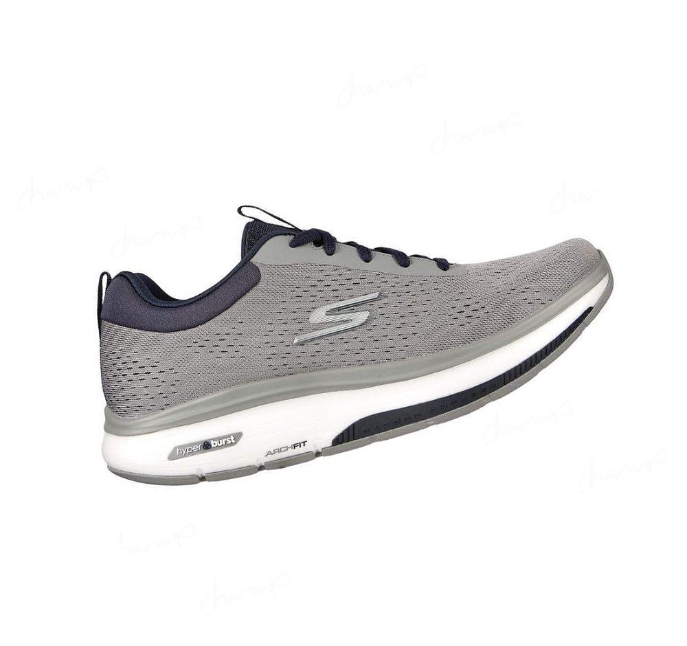 Zapatillas Para Caminar Skechers GO WALK Workout Walker - Outpace Hombre Gris Azul Marino | 6T12W_AR