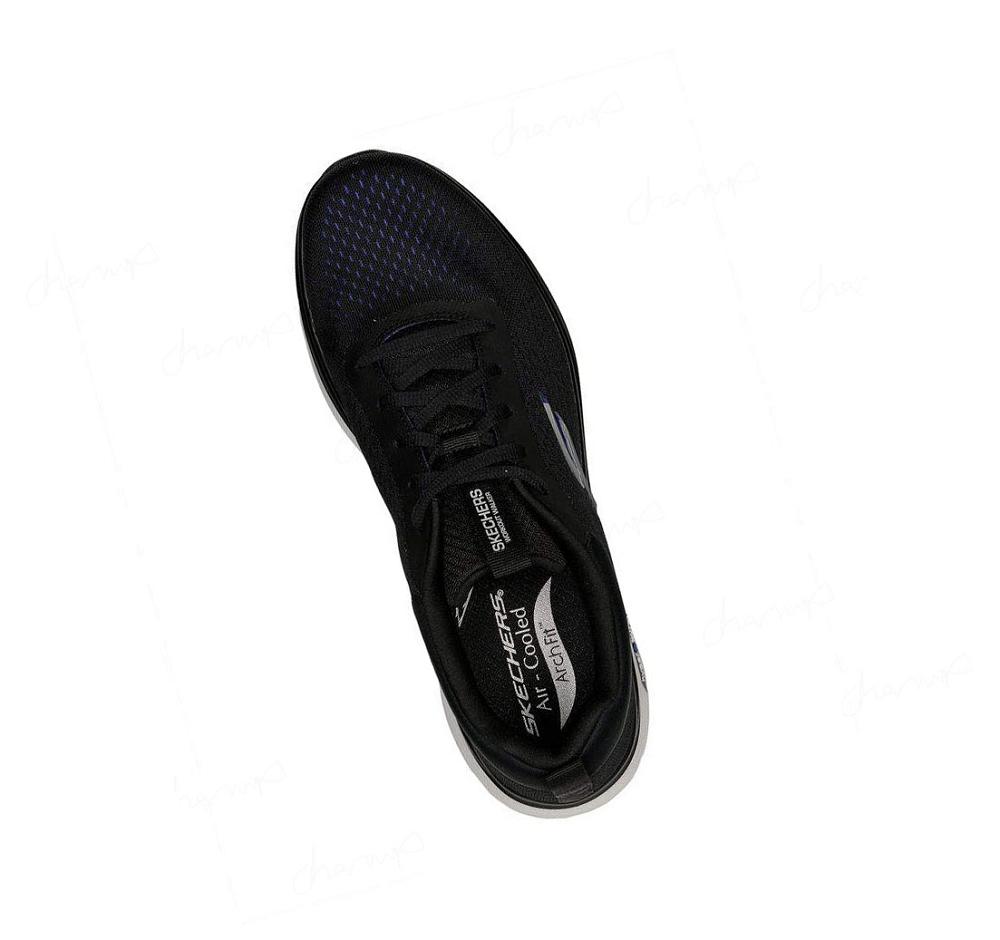 Zapatillas Para Caminar Skechers GO WALK Workout Walker - Outpace Hombre Negras Azules | 6T1AL_AR