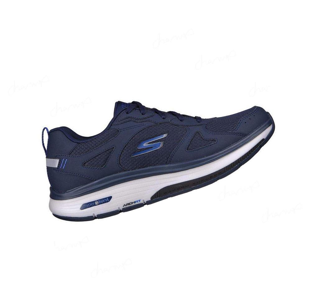 Zapatillas Para Caminar Skechers GO WALK Workout Walker Hombre Azul Marino | 6T390_AR