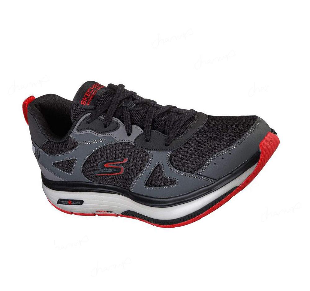 Zapatillas Para Caminar Skechers GO WALK Workout Walker Hombre Negras Gris | 6T3TP_AR