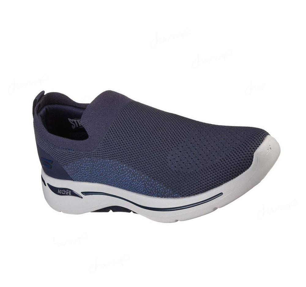 Zapatillas Para Caminar Skechers GO WALK Arch Fit - Seltos Hombre Azul Marino | 8050C_AR