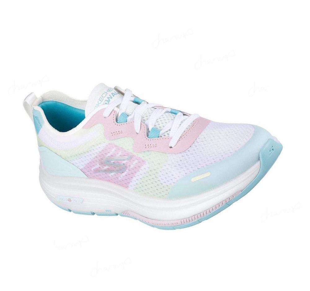 Zapatillas Para Caminar Skechers GO WALK Workout Walker - Galaxy Motion Mujer Blancas Multicolor | A598A_AR