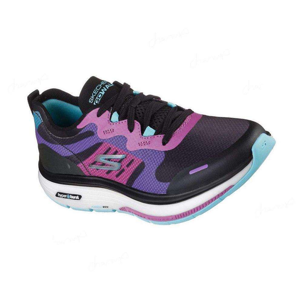 Zapatillas Para Caminar Skechers GO WALK Workout Walker - Galaxy Motion Mujer Negras Multicolor | A5T3Q_AR