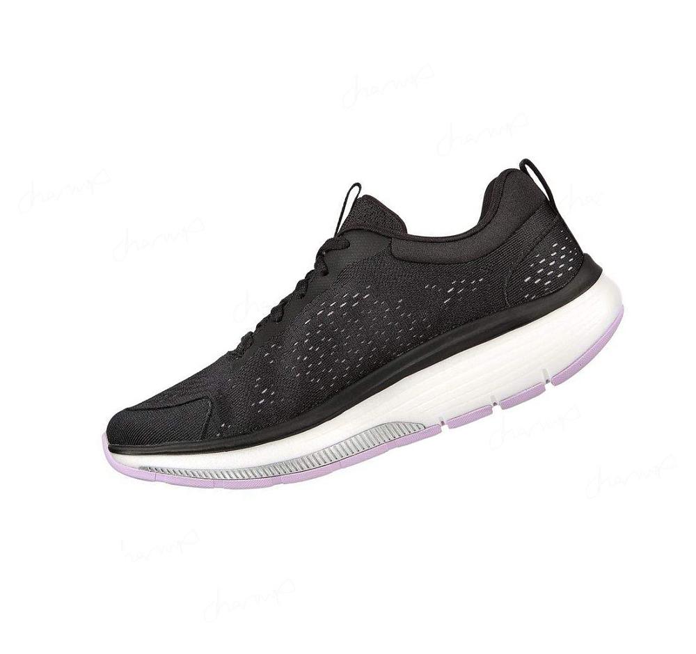 Zapatillas Para Caminar Skechers GO WALK Workout Walker - Outpace Mujer Negras Lavanda | A623D_AR