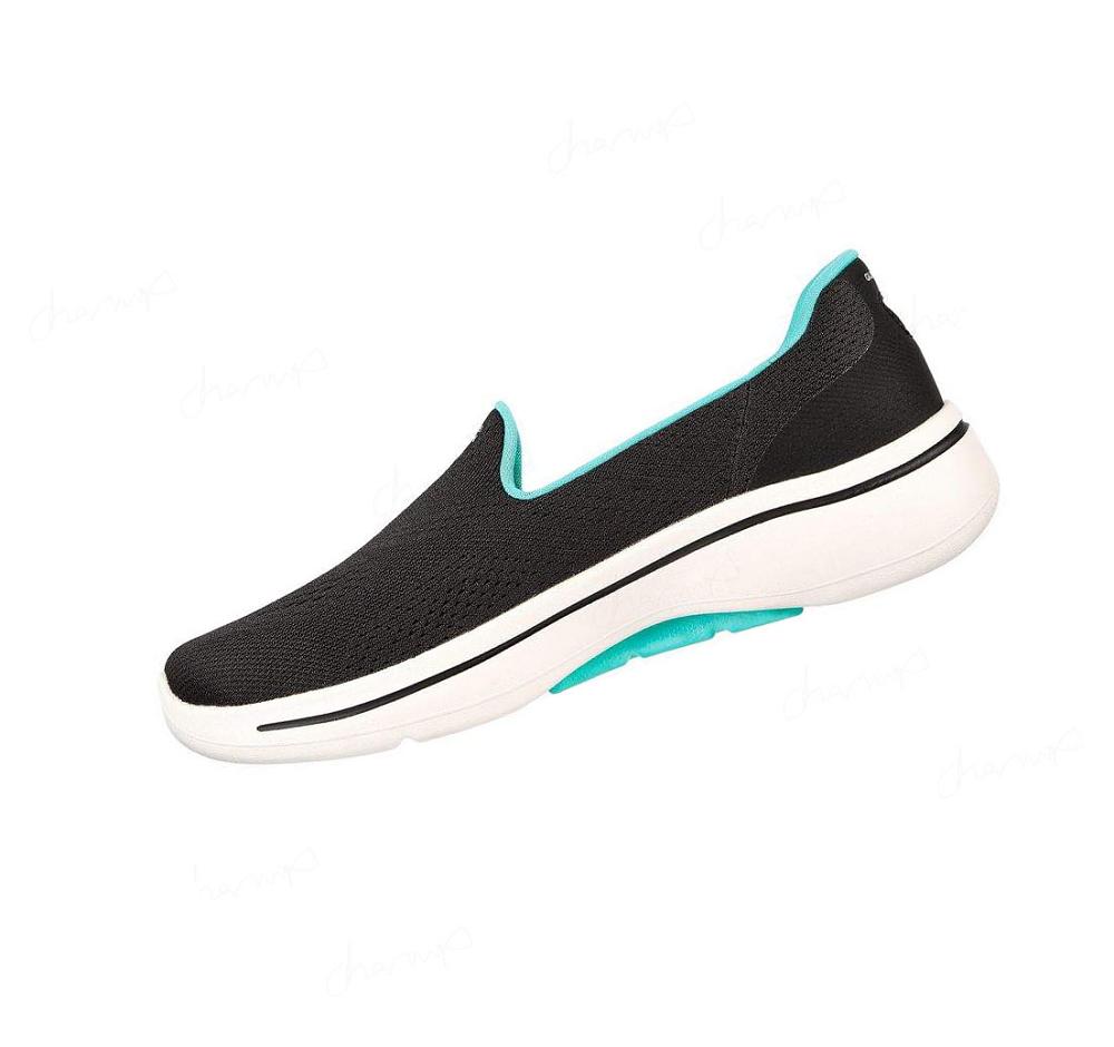 Zapatillas Para Caminar Skechers GO WALK Arch Fit - Imagined Mujer Negras Turquesa | A638S_AR