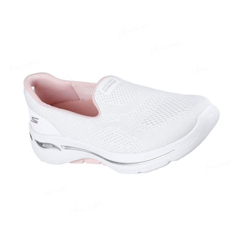 Zapatillas Para Caminar Skechers GO WALK Arch Fit - Imagined Mujer Blancas Rosas | A663X_AR