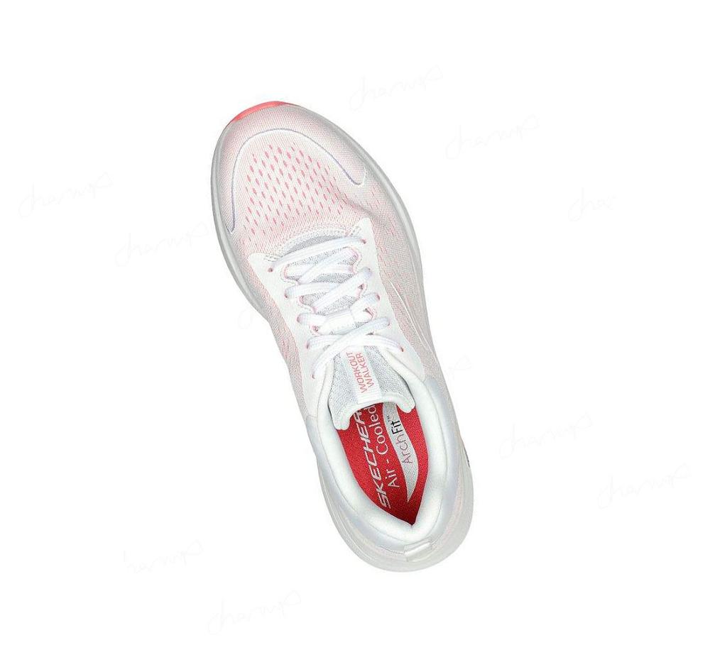 Zapatillas Para Caminar Skechers GO WALK Workout Walker - Outpace Mujer Blancas Coral | A698R_AR