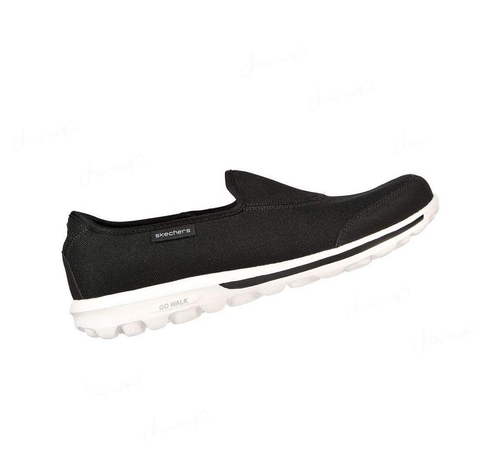 Zapatillas Para Caminar Skechers GO WALK Classic - Ideal Sunset Mujer Negras Blancas | A838K_AR