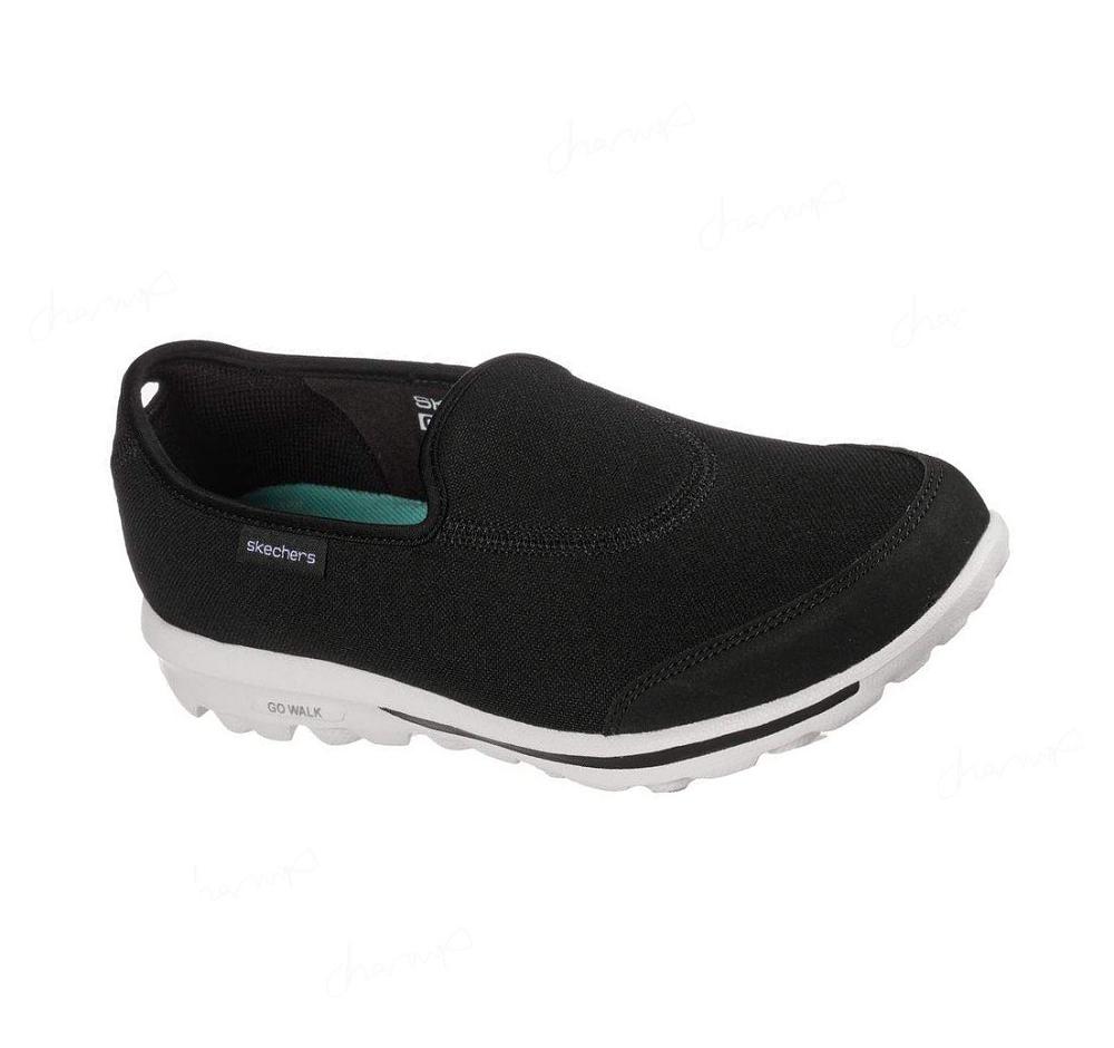 Zapatillas Para Caminar Skechers GO WALK Classic - Ideal Sunset Mujer Negras Blancas | A838K_AR