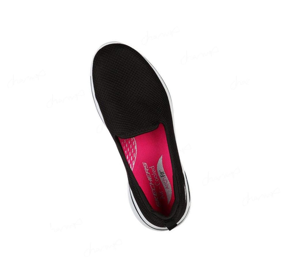 Zapatillas Para Caminar Skechers GO WALK Arch Fit - Grateful Mujer Negras Rosas | A8TA0_AR