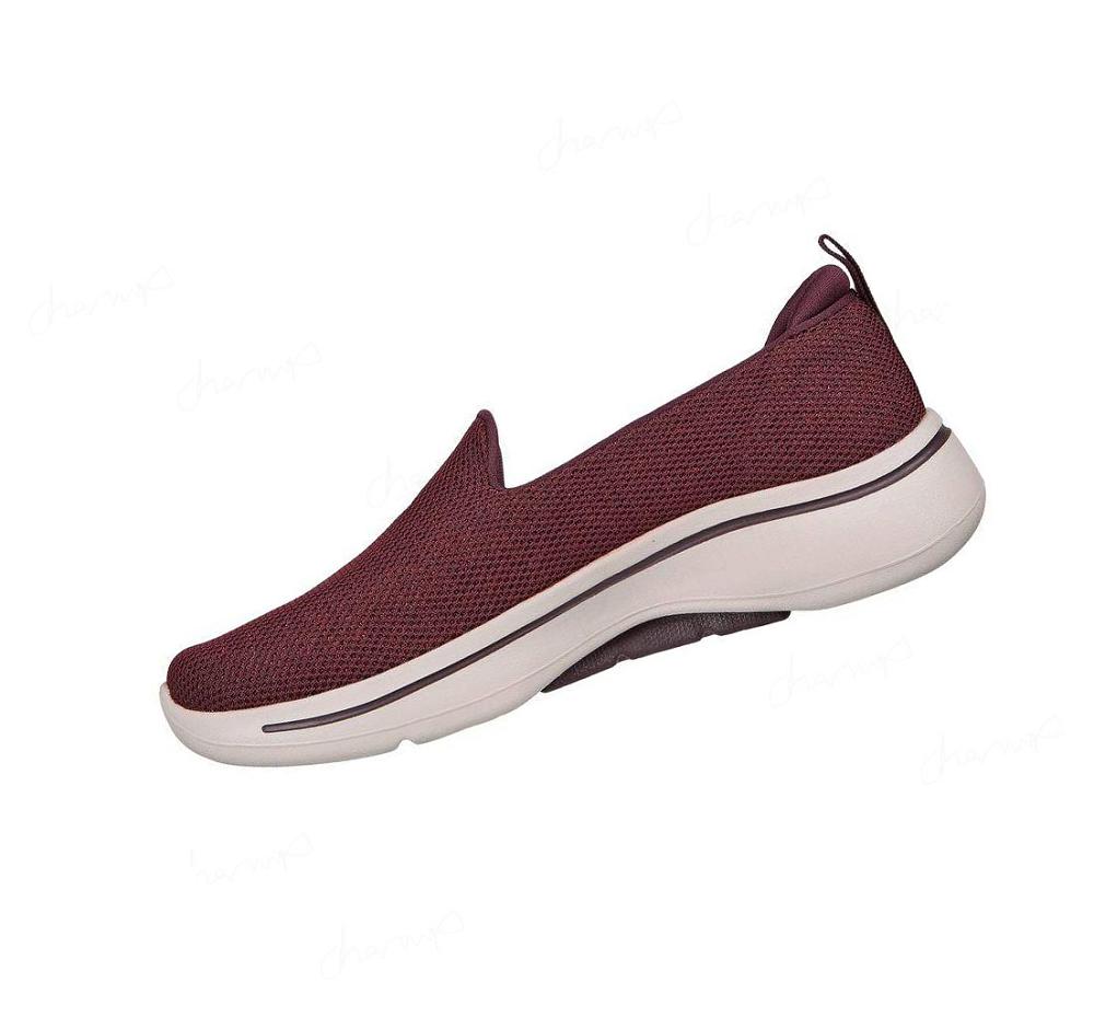 Zapatillas Para Caminar Skechers GO WALK Arch Fit - Vividly Mujer Burdeos | A9TAL_AR