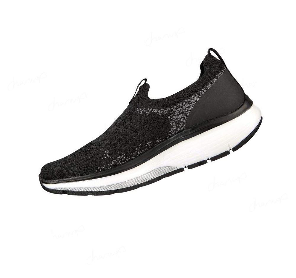 Zapatillas Para Caminar Skechers GO WALK Workout Walker - Quick Motion Mujer Negras Blancas | AT23E_AR