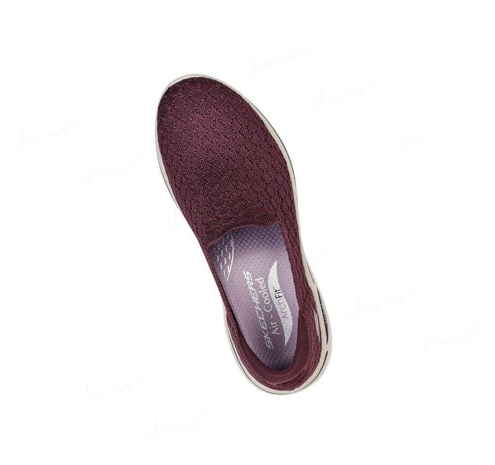 Zapatillas Para Caminar Skechers GO WALK Arch Fit Mujer Burdeos | AT88W_AR