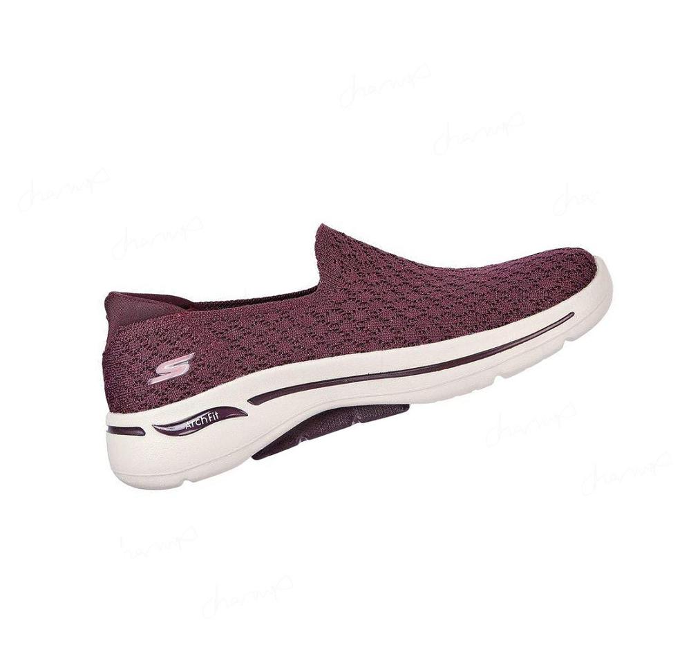 Zapatillas Para Caminar Skechers GO WALK Arch Fit Mujer Burdeos | AT88W_AR