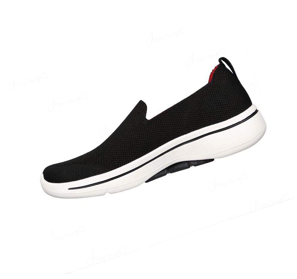 Zapatillas Para Caminar Skechers GO WALK Arch Fit - Lovely Heart Mujer Negras | I6130_AR