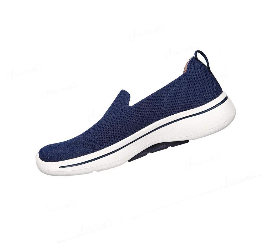 Zapatillas Para Caminar Skechers GO WALK Arch Fit - Lovely Heart Mujer Azul Marino | I638A_AR