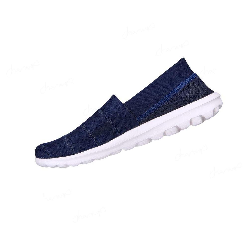 Zapatillas Para Caminar Skechers GO WALK Classic - Gracious Joy Mujer Azul Marino | I688A_AR