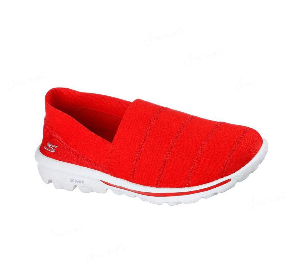 Zapatillas Para Caminar Skechers GO WALK Classic - Gracious Joy Mujer Rojas | IT13D_AR